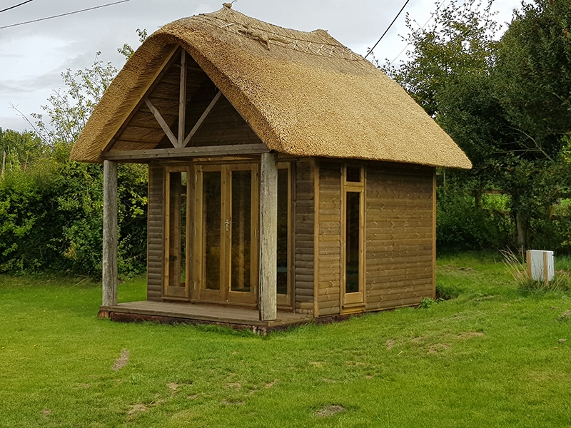 Thatched Garden Room - before